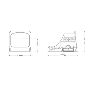 Holosun HS507COMP 2 MOA – Point Rouge Compétition
