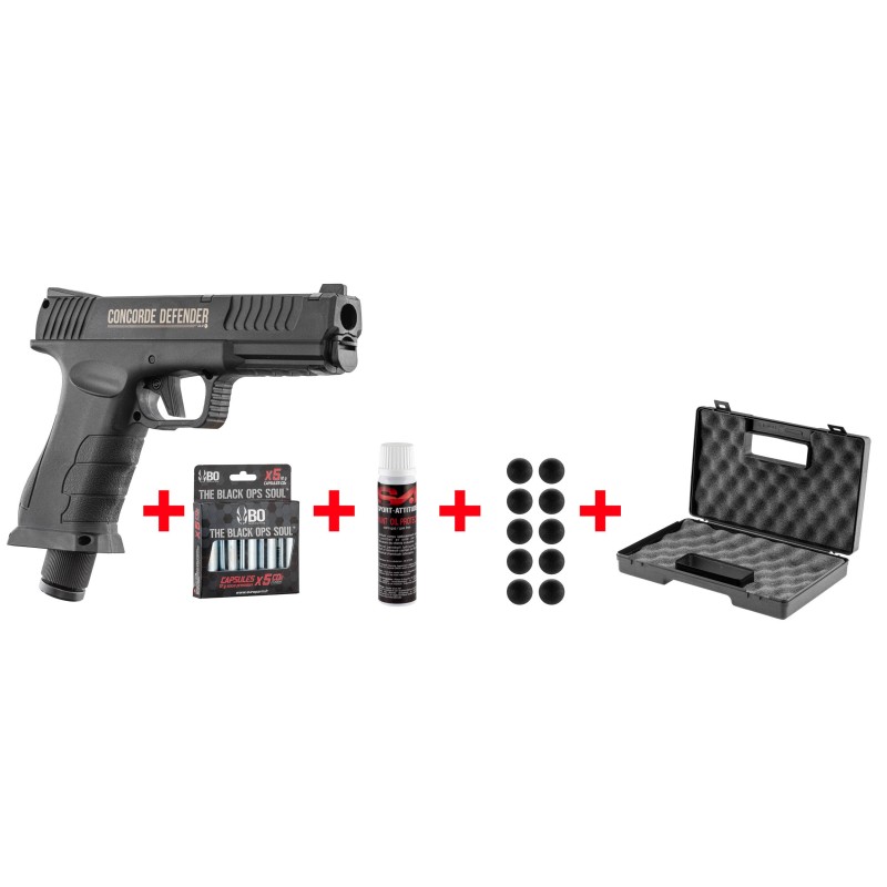 Pack Pistolet de Défense Concorde Defender CD50