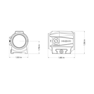 Holosun SCRS-RD-2 Micro – Point Rouge /Vert Ultra Compact