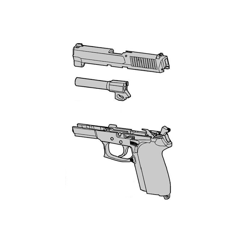Cerakote Monocolore Arme de Poing - Devis en Ligne