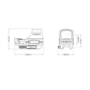 Holosun HS510C Point Rouge 2 MOA / 65 MOA – QD